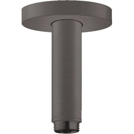 Hansgrohe Plafondbevestiging S - 100 mm - hoogglans zwart chroom