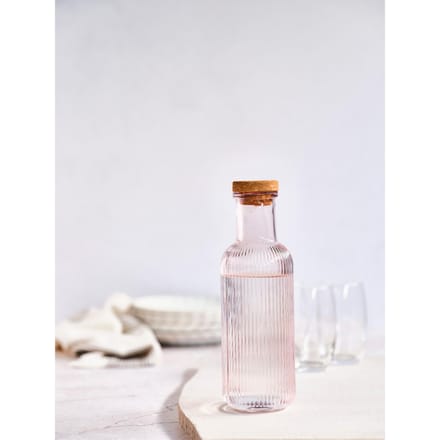 Cosy & Trendy Karaf Raya Roze 1 Liter Glas - Luchtdichte Kurk