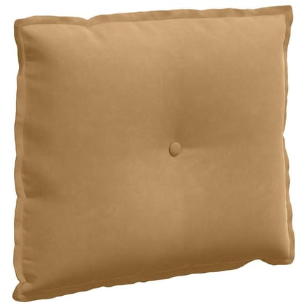 vidaXL - Rugkussen - Bruin - 60 - x - 50 - x - 19 - cm - Corduroy - stof