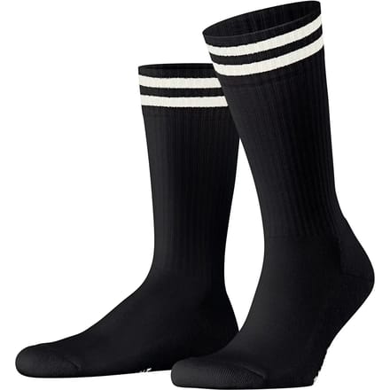FALKE Dynamic Wool gedessineerd wol sokken unisex zwart - maat 46-48
