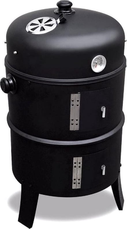 MaxxGarden Barbecue - Smoker - barbecue grill - 40x72cm - zwart
