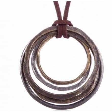 Ketting- Metaal- 52 mm- Brons-Allergievrij- Charme Bijoux