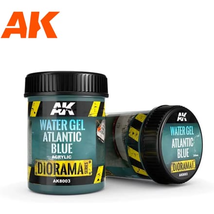 AK8003 Water Gel Atlantic Blue - 250ml (Acrylic)