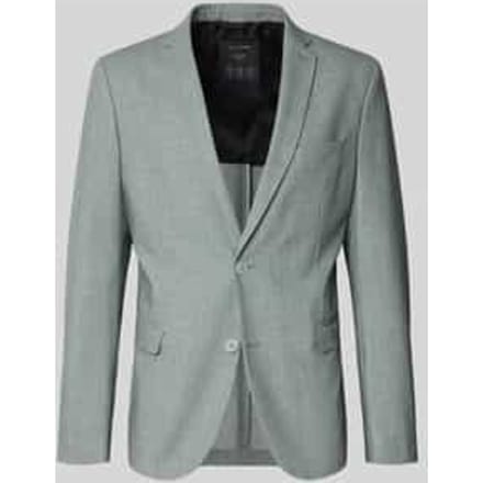 s.Oliver - male - s.O PURE: Slim-fit jasje van gedessineerde stretchstof