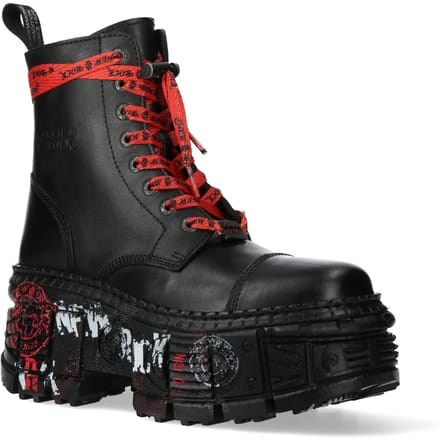 New rock punk platform leren laarzen-WALL126CCT-C1