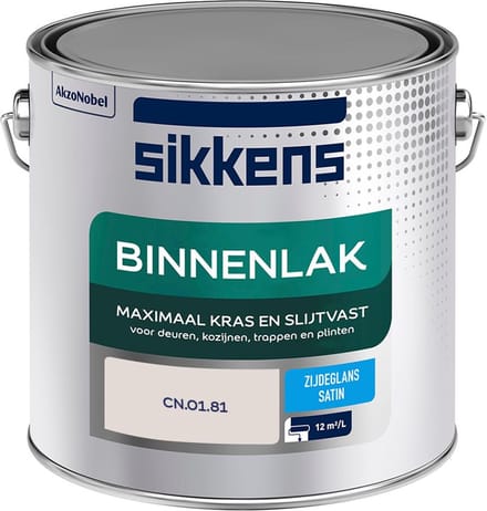 Sikkens - Binnenlak Zijdeglans - Cn.01.81 - Mengverf - 2,5 L