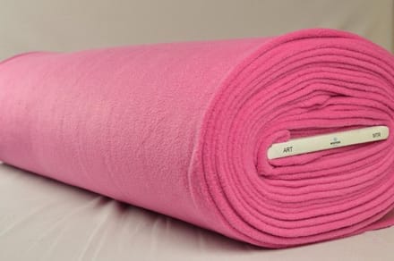 Fleece stof - Roze - 10 meter