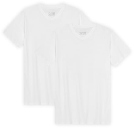 DANISH ENDURANCE T-Shirt voor Heren - V-Neck - Wit- 2 pack - Maat XL