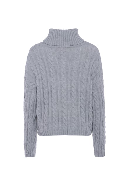 Mymo Jumper Dames licht grijs melange