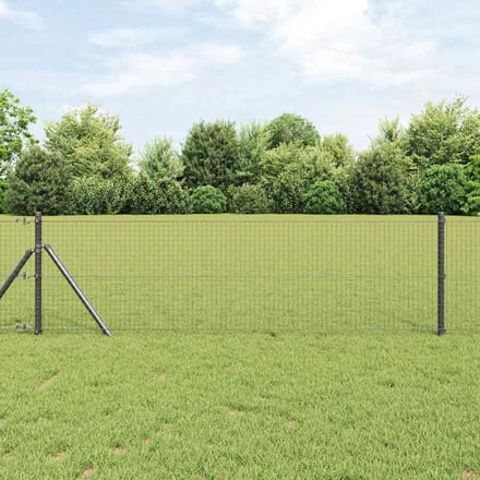 vidaXL - Gelast - gaashek - 5000 - x - 80 - cm - Grijs