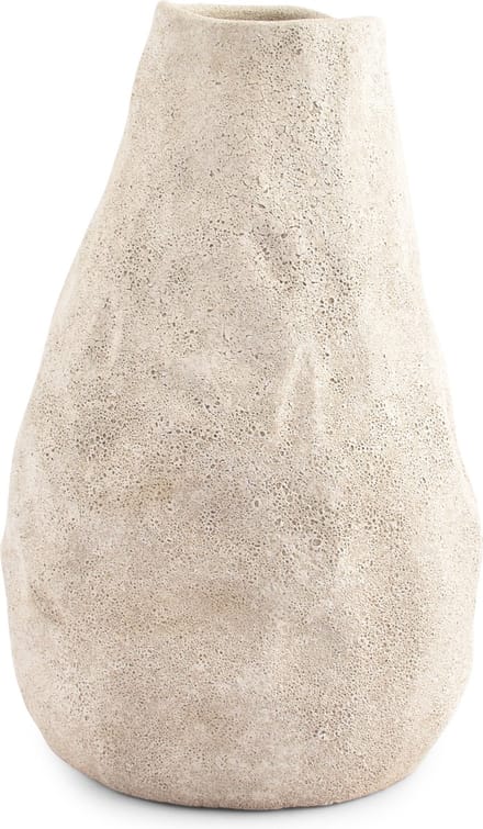 S|P Collection Vaas 14,5xH22cm beige Cave
