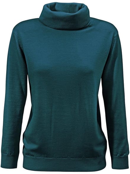 Coltrui 100% scheerwol, model Daniela Van Peter Hahn turquoise