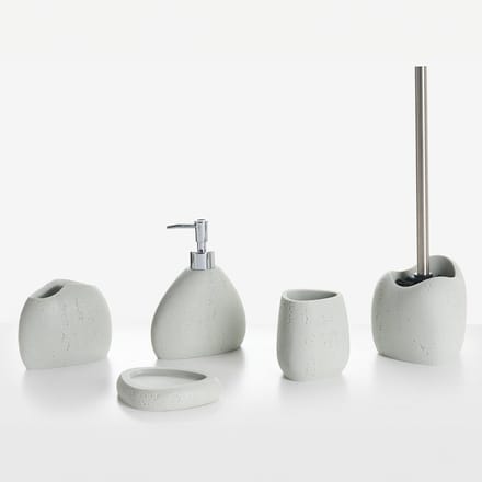 COATA - Badkameraccessoireset - Lichtgrijs - Polyresin