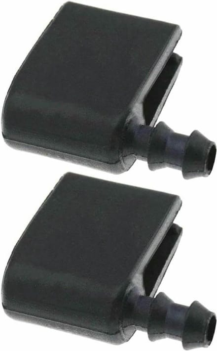 Voorruit Sproeiers - Ruitensproeiers - Auto Reinigen - Directe Vervanging - 2 Stuks - Zwart