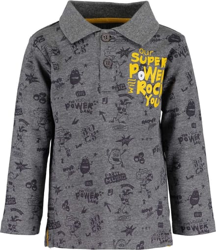 Blue Seven - Jongens polo -Grijs - Maat 68