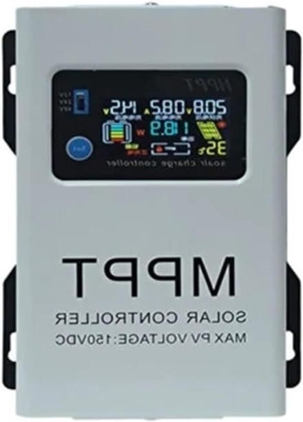 Zonne Laadregelaar - MPPT Controller - Energie Opslag - Hoge Conversie Efficiëntie - 100A - Wit
