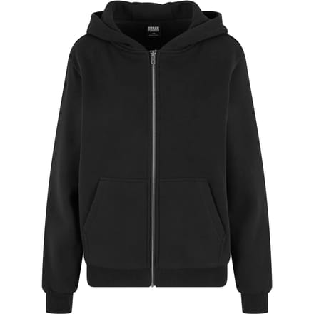 Urban Classics - Fluffy Vest met capuchon - 4XL - Zwart