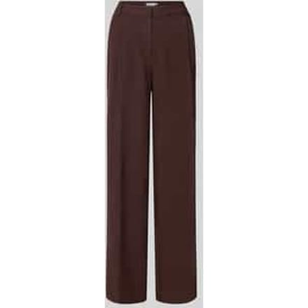 Broek van viscosemix in kreuklook