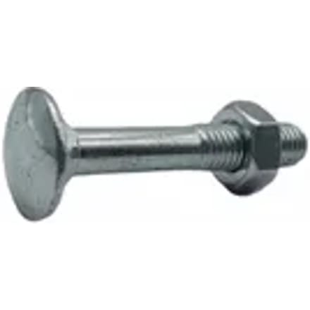 Sencys Slotbout Met Moer M10x60mm Per 4 Gegalvaniseerd