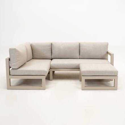Vita Grosso hoekbank 3 delig rechts beige