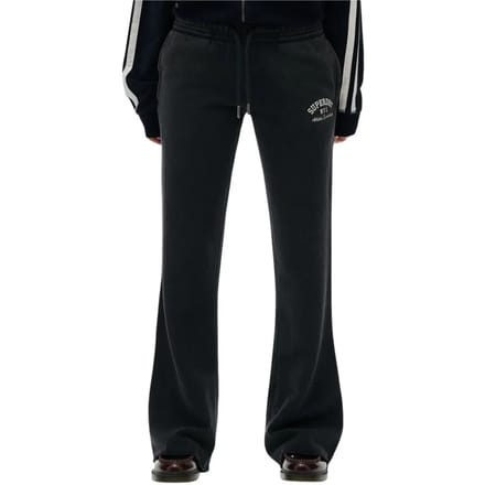 Vrouwelijke geborduurde flare joggingbroek Superdry Athletic