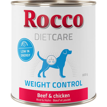 Rocco Diet Care Weight Control Rund & Kip 800 g Hondenvoer  24 x 800 g