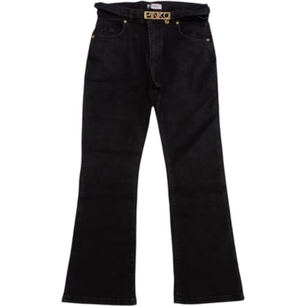 Pinko - Black Denim C/Ken Logata Oro F4PIJBBP001