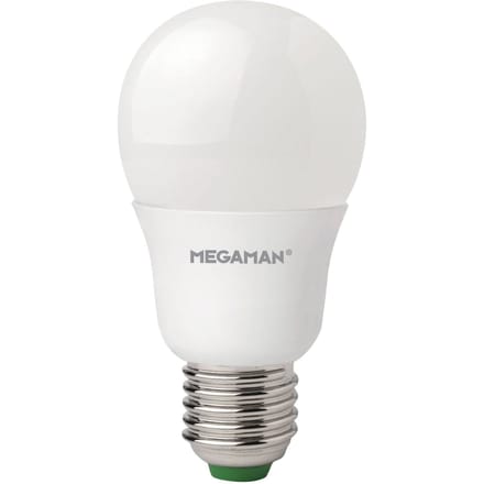 MEGAMAN LED lamp E27 A60 9.5W, warmwit