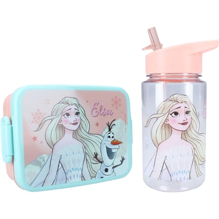 Frozen Lunchset - Lunchbox - Drinkfles - Meerkleurig - Lunchbox Kinderen