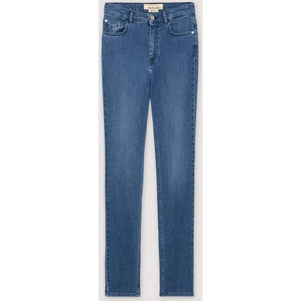 jeans mager vrouw blauw