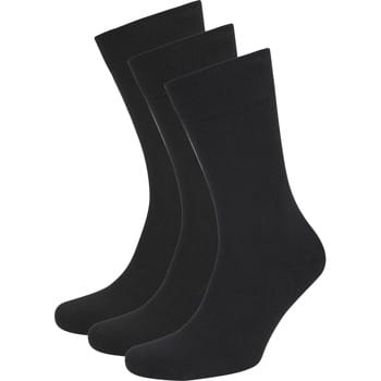 Suitable Sokken 3-Pack Zwart - Maat 39-42 - Heren - Halfhoge sokken
