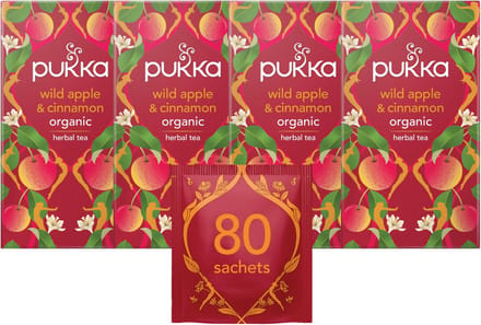 Pukka Thee Wild Apple & Chinnamon 4 x 20 zakjes