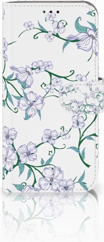 Book Case voor Samsung Galaxy A40 Uniek Hoesje Blossom White