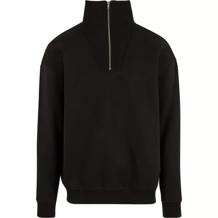 Urban Classics - Cut&Sew Troyer Sweater/trui - M - Zwart