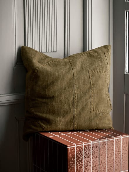 Ferm Living Verdomd kussen - dark/taupe