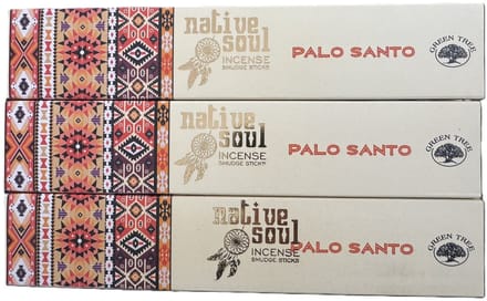 Native Soul - palo santo - heilig hout - wierook - 3 stuks