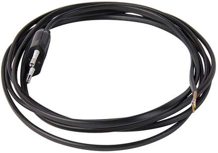 QAZQA - Aansluitkabel - L 3000 mm - Zwart -