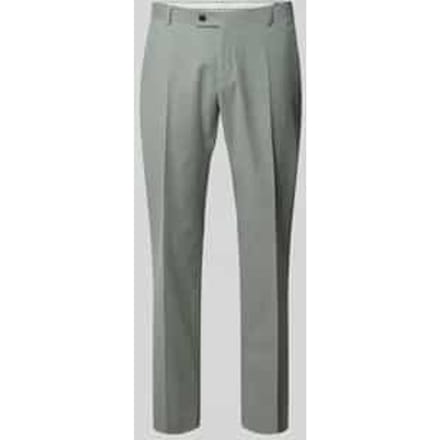 straight fit broek van scheerwolmix