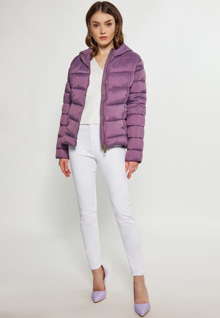 Faina gewatteerd winterjack Dames paars