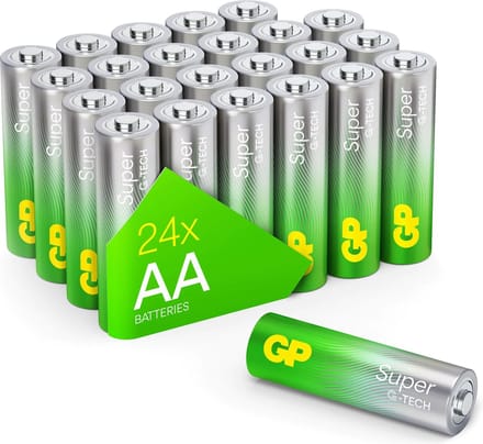 GP Super Batterijen - AA - Alkaline Batterijen - 24 stuks