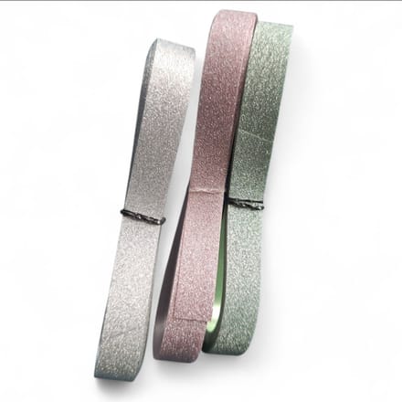 3x 5m SIerlint Glitter - Mint - roze - zilver - niet op spoel geleverd