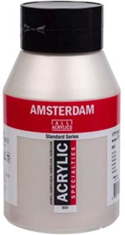 Acrylverf - Zilver - Amsterdam - 1000ml