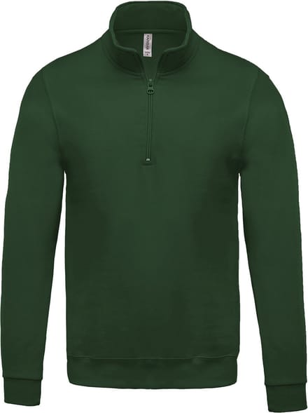 Kariban Sweater met ritskraag K478 - Forest Green - 3XL