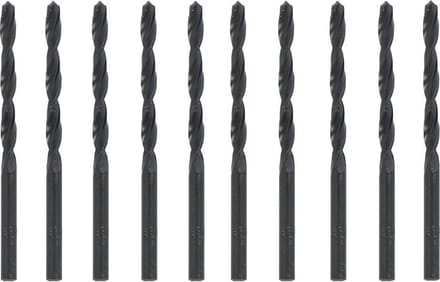 Benson Metaalboren set - HSS - 5.0 mm - 10 stuks - Inclusief opbergbox