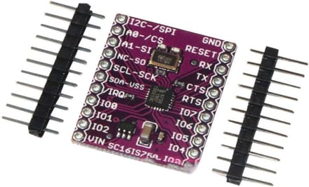 Single UART Interface - I2C SPI Module - Industriële Besturing - 8 Extra IO Pinnen - 20 g - Niet gespecificeerd