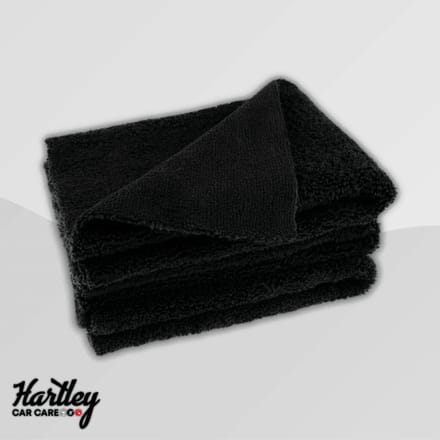 Microvezeldoek Hartley Black Soft 4Stuks ( 420gram/m² )
