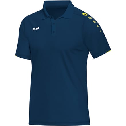 Jako Classico Polo Dames - Citroen / Nachtblauw | Maat: 44