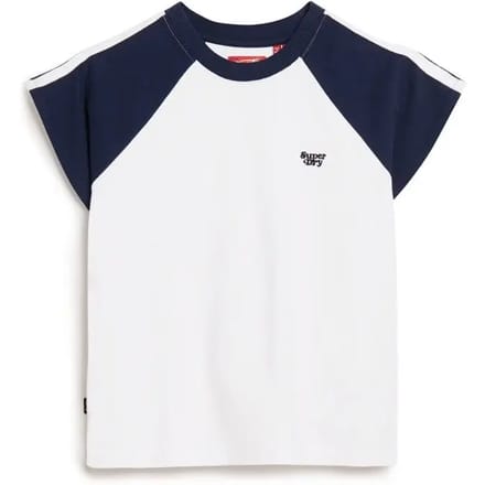 Superdry - Essential Retro T-shirt met logo - Dames - T-shirts