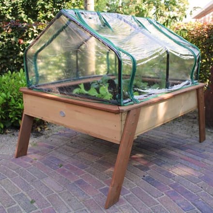 AXI Linda Kweektafel met broeikas Bruin - Inclusief gronddoek