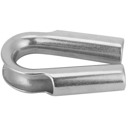 304 RVS Buisvingerhoed Voor Lierkabel Bootaccessoires(6 mm 2 stuks) 10mm(2pcs) gray